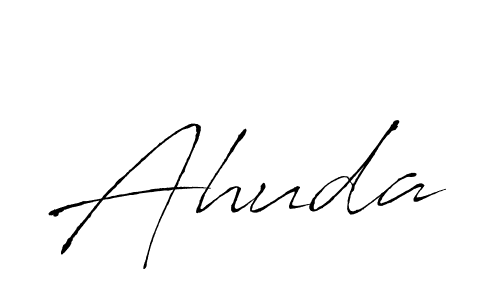 How to make Ahuda signature? Antro_Vectra is a professional autograph style. Create handwritten signature for Ahuda name. Ahuda signature style 6 images and pictures png