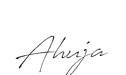 How to make Ahuja name signature. Use Antro_Vectra style for creating short signs online. This is the latest handwritten sign. Ahuja signature style 6 images and pictures png