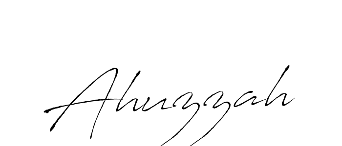 How to make Ahuzzah name signature. Use Antro_Vectra style for creating short signs online. This is the latest handwritten sign. Ahuzzah signature style 6 images and pictures png