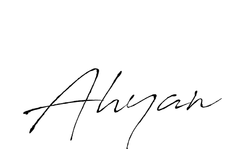 Ahyan stylish signature style. Best Handwritten Sign (Antro_Vectra) for my name. Handwritten Signature Collection Ideas for my name Ahyan. Ahyan signature style 6 images and pictures png