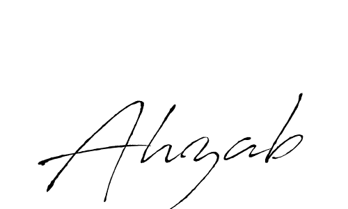 Ahzab stylish signature style. Best Handwritten Sign (Antro_Vectra) for my name. Handwritten Signature Collection Ideas for my name Ahzab. Ahzab signature style 6 images and pictures png