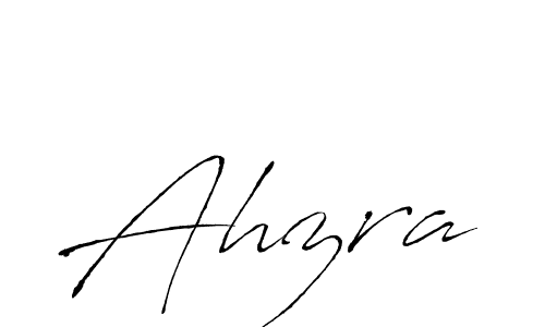 Antro_Vectra is a professional signature style that is perfect for those who want to add a touch of class to their signature. It is also a great choice for those who want to make their signature more unique. Get Ahzra name to fancy signature for free. Ahzra signature style 6 images and pictures png