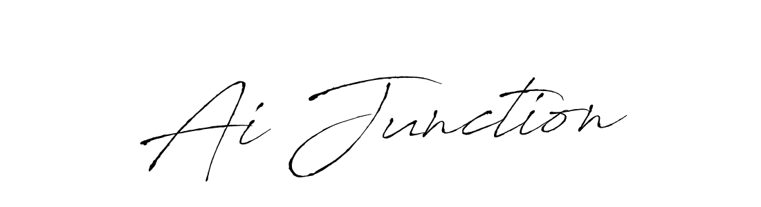 Make a beautiful signature design for name Ai Junction. Use this online signature maker to create a handwritten signature for free. Ai Junction signature style 6 images and pictures png