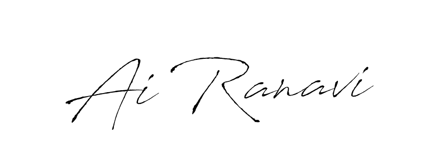 Also we have Ai Ranavi name is the best signature style. Create professional handwritten signature collection using Antro_Vectra autograph style. Ai Ranavi signature style 6 images and pictures png