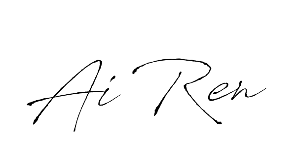 You can use this online signature creator to create a handwritten signature for the name Ai Ren. This is the best online autograph maker. Ai Ren signature style 6 images and pictures png