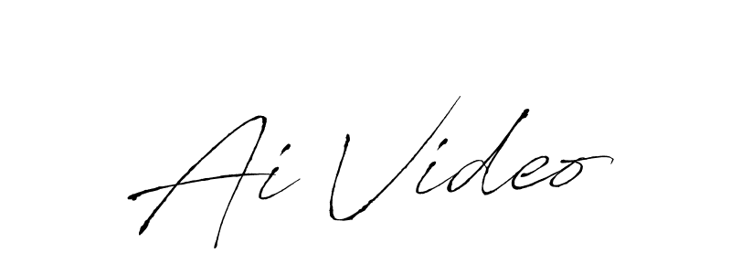 Also You can easily find your signature by using the search form. We will create Ai Video name handwritten signature images for you free of cost using Antro_Vectra sign style. Ai Video signature style 6 images and pictures png