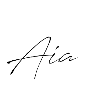 Design your own signature with our free online signature maker. With this signature software, you can create a handwritten (Antro_Vectra) signature for name Aia. Aia signature style 6 images and pictures png