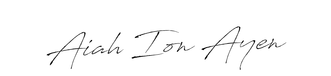 It looks lik you need a new signature style for name Aiah Ion Ayen. Design unique handwritten (Antro_Vectra) signature with our free signature maker in just a few clicks. Aiah Ion Ayen signature style 6 images and pictures png