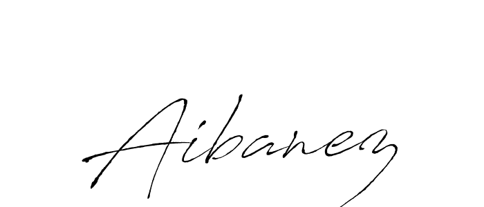 Use a signature maker to create a handwritten signature online. With this signature software, you can design (Antro_Vectra) your own signature for name Aibanez. Aibanez signature style 6 images and pictures png