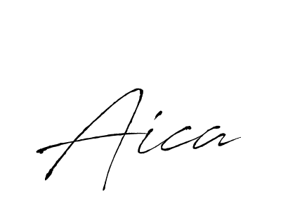 It looks lik you need a new signature style for name Aica. Design unique handwritten (Antro_Vectra) signature with our free signature maker in just a few clicks. Aica signature style 6 images and pictures png