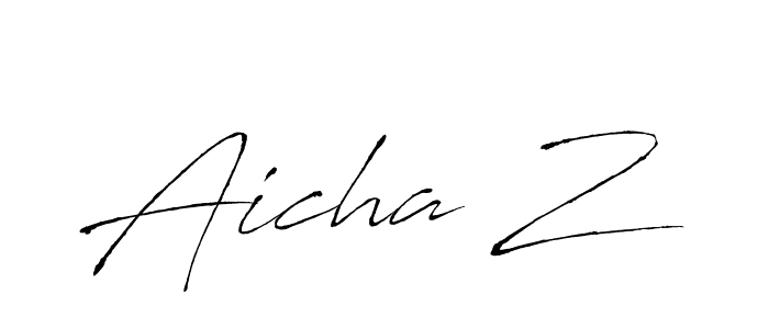 You should practise on your own different ways (Antro_Vectra) to write your name (Aicha Z) in signature. don't let someone else do it for you. Aicha Z signature style 6 images and pictures png