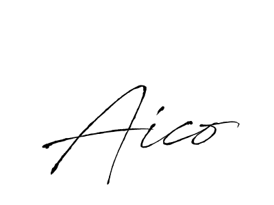 Once you've used our free online signature maker to create your best signature Antro_Vectra style, it's time to enjoy all of the benefits that Aico name signing documents. Aico signature style 6 images and pictures png