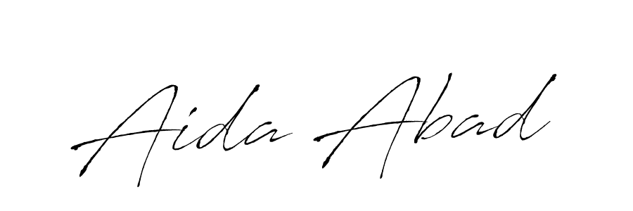 Antro_Vectra is a professional signature style that is perfect for those who want to add a touch of class to their signature. It is also a great choice for those who want to make their signature more unique. Get Aida Abad name to fancy signature for free. Aida Abad signature style 6 images and pictures png