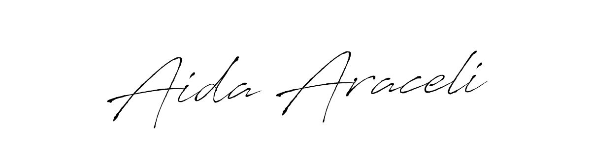 Also we have Aida Araceli name is the best signature style. Create professional handwritten signature collection using Antro_Vectra autograph style. Aida Araceli signature style 6 images and pictures png