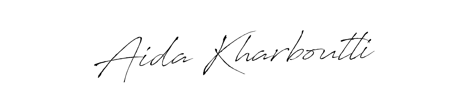 Make a short Aida Kharboutli signature style. Manage your documents anywhere anytime using Antro_Vectra. Create and add eSignatures, submit forms, share and send files easily. Aida Kharboutli signature style 6 images and pictures png