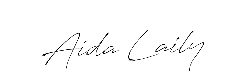 You should practise on your own different ways (Antro_Vectra) to write your name (Aida Laily) in signature. don't let someone else do it for you. Aida Laily signature style 6 images and pictures png