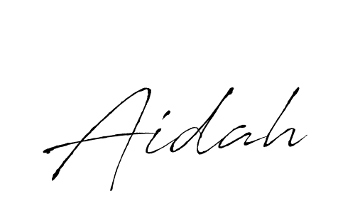 How to make Aidah name signature. Use Antro_Vectra style for creating short signs online. This is the latest handwritten sign. Aidah signature style 6 images and pictures png