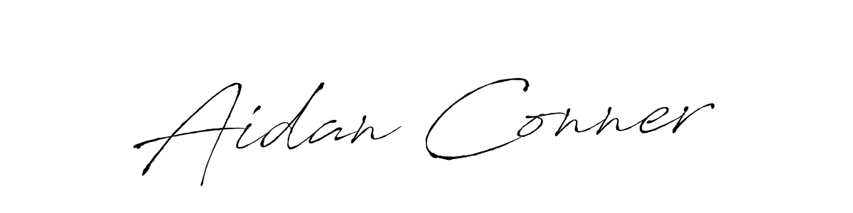 Design your own signature with our free online signature maker. With this signature software, you can create a handwritten (Antro_Vectra) signature for name Aidan Conner. Aidan Conner signature style 6 images and pictures png