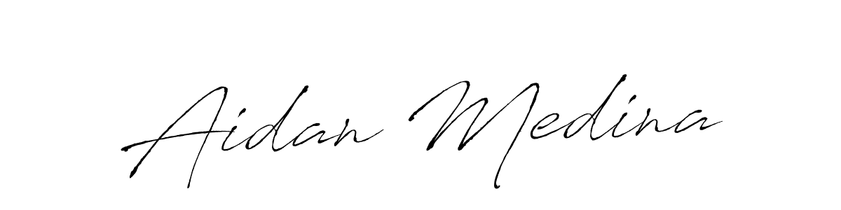 Create a beautiful signature design for name Aidan Medina. With this signature (Antro_Vectra) fonts, you can make a handwritten signature for free. Aidan Medina signature style 6 images and pictures png