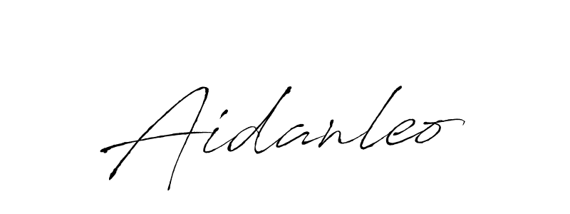 Aidanleo stylish signature style. Best Handwritten Sign (Antro_Vectra) for my name. Handwritten Signature Collection Ideas for my name Aidanleo. Aidanleo signature style 6 images and pictures png