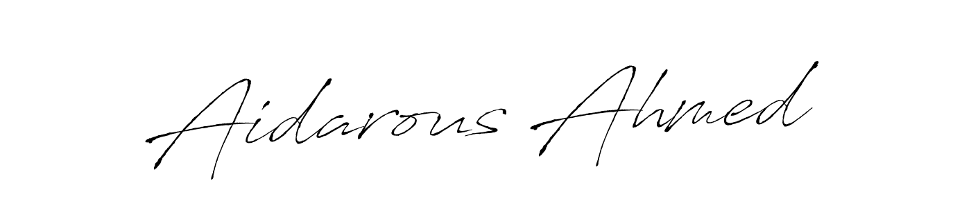 Similarly Antro_Vectra is the best handwritten signature design. Signature creator online .You can use it as an online autograph creator for name Aidarous Ahmed. Aidarous Ahmed signature style 6 images and pictures png