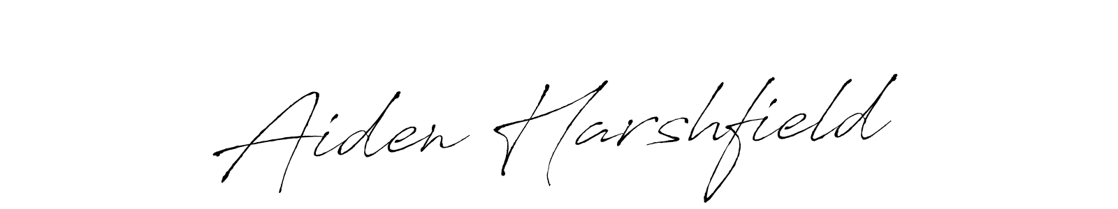 Aiden Harshfield stylish signature style. Best Handwritten Sign (Antro_Vectra) for my name. Handwritten Signature Collection Ideas for my name Aiden Harshfield. Aiden Harshfield signature style 6 images and pictures png