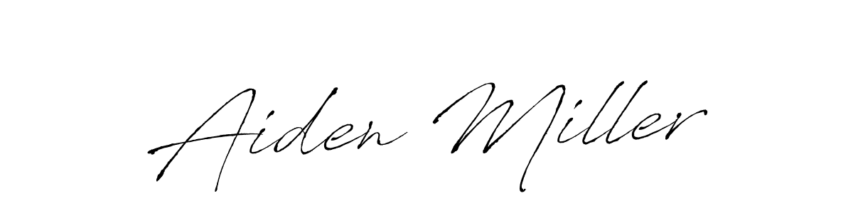 Also we have Aiden Miller name is the best signature style. Create professional handwritten signature collection using Antro_Vectra autograph style. Aiden Miller signature style 6 images and pictures png