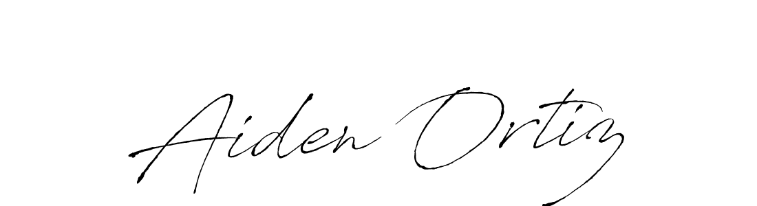 Aiden Ortiz stylish signature style. Best Handwritten Sign (Antro_Vectra) for my name. Handwritten Signature Collection Ideas for my name Aiden Ortiz. Aiden Ortiz signature style 6 images and pictures png