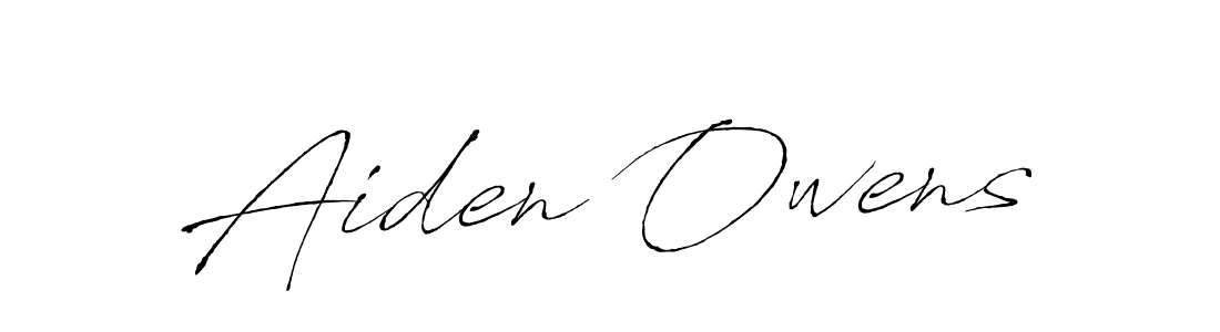 Design your own signature with our free online signature maker. With this signature software, you can create a handwritten (Antro_Vectra) signature for name Aiden Owens. Aiden Owens signature style 6 images and pictures png