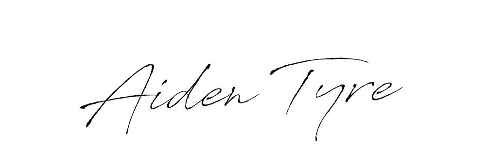Design your own signature with our free online signature maker. With this signature software, you can create a handwritten (Antro_Vectra) signature for name Aiden Tyre. Aiden Tyre signature style 6 images and pictures png