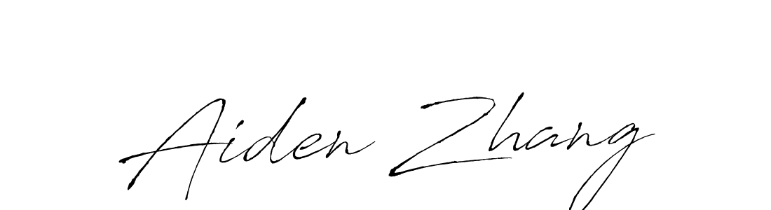 Also we have Aiden Zhang name is the best signature style. Create professional handwritten signature collection using Antro_Vectra autograph style. Aiden Zhang signature style 6 images and pictures png
