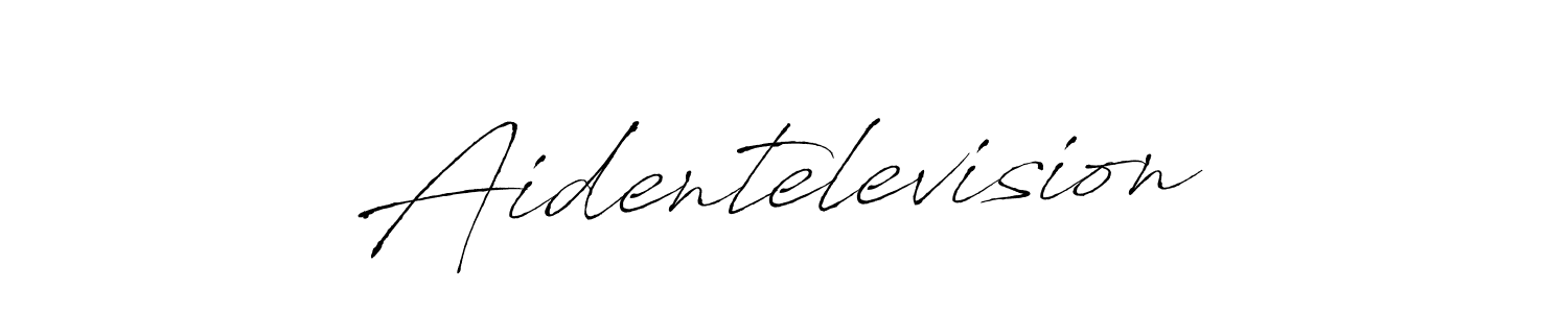 You can use this online signature creator to create a handwritten signature for the name Aidentelevision. This is the best online autograph maker. Aidentelevision signature style 6 images and pictures png