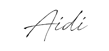 You should practise on your own different ways (Antro_Vectra) to write your name (Aidi) in signature. Don't let someone else do it for you. Aidi signature style 6 images and pictures png