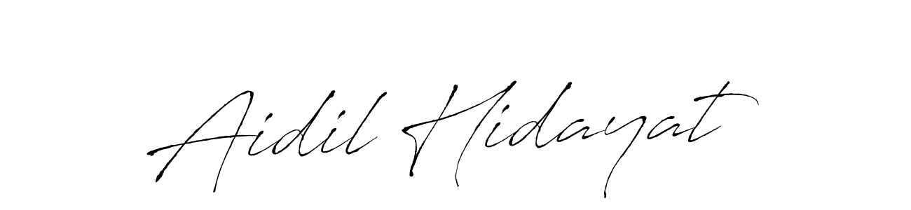 It looks lik you need a new signature style for name Aidil Hidayat. Design unique handwritten (Antro_Vectra) signature with our free signature maker in just a few clicks. Aidil Hidayat signature style 6 images and pictures png