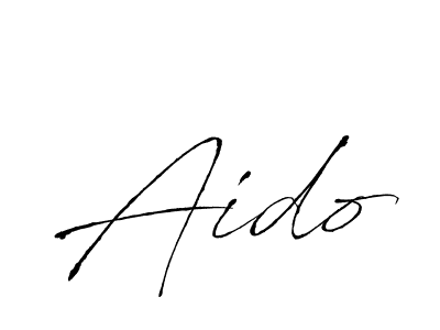 You should practise on your own different ways (Antro_Vectra) to write your name (Aido) in signature. don't let someone else do it for you. Aido signature style 6 images and pictures png