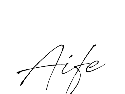 Create a beautiful signature design for name Aife. With this signature (Antro_Vectra) fonts, you can make a handwritten signature for free. Aife signature style 6 images and pictures png