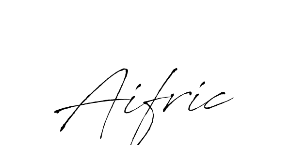 Aifric stylish signature style. Best Handwritten Sign (Antro_Vectra) for my name. Handwritten Signature Collection Ideas for my name Aifric. Aifric signature style 6 images and pictures png