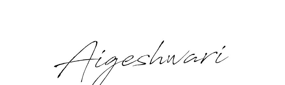 How to make Aigeshwari name signature. Use Antro_Vectra style for creating short signs online. This is the latest handwritten sign. Aigeshwari signature style 6 images and pictures png