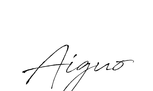if you are searching for the best signature style for your name Aiguo. so please give up your signature search. here we have designed multiple signature styles  using Antro_Vectra. Aiguo signature style 6 images and pictures png