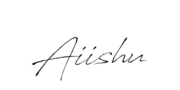 Create a beautiful signature design for name Aiishu. With this signature (Antro_Vectra) fonts, you can make a handwritten signature for free. Aiishu signature style 6 images and pictures png