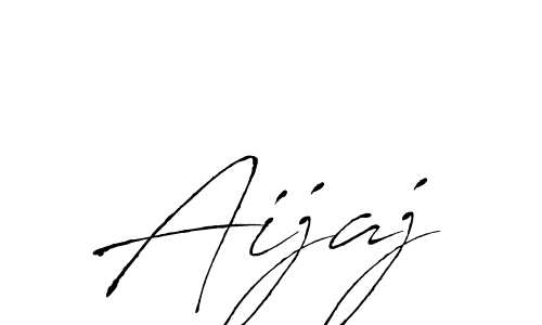 How to make Aijaj name signature. Use Antro_Vectra style for creating short signs online. This is the latest handwritten sign. Aijaj signature style 6 images and pictures png