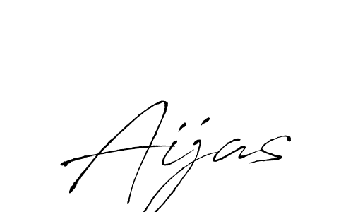 How to make Aijas signature? Antro_Vectra is a professional autograph style. Create handwritten signature for Aijas name. Aijas signature style 6 images and pictures png
