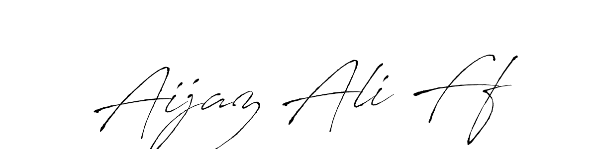 Also we have Aijaz Ali Ff name is the best signature style. Create professional handwritten signature collection using Antro_Vectra autograph style. Aijaz Ali Ff signature style 6 images and pictures png