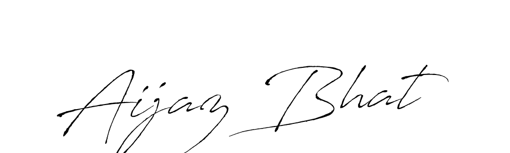 How to make Aijaz Bhat signature? Antro_Vectra is a professional autograph style. Create handwritten signature for Aijaz Bhat name. Aijaz Bhat signature style 6 images and pictures png