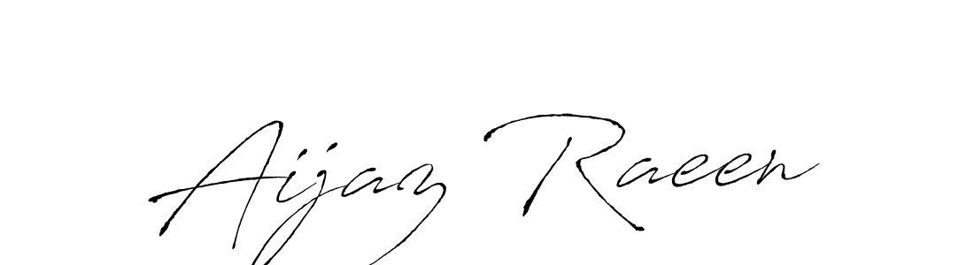 Antro_Vectra is a professional signature style that is perfect for those who want to add a touch of class to their signature. It is also a great choice for those who want to make their signature more unique. Get Aijaz Raeen name to fancy signature for free. Aijaz Raeen signature style 6 images and pictures png