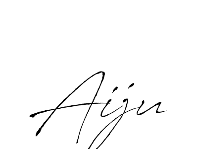 Make a beautiful signature design for name Aiju. With this signature (Antro_Vectra) style, you can create a handwritten signature for free. Aiju signature style 6 images and pictures png
