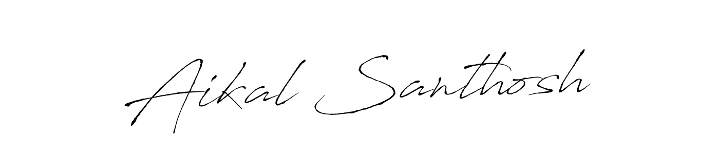 Best and Professional Signature Style for Aikal Santhosh. Antro_Vectra Best Signature Style Collection. Aikal Santhosh signature style 6 images and pictures png