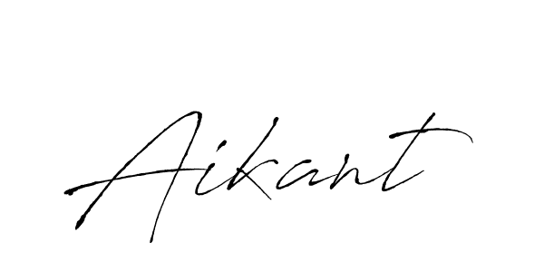 How to make Aikant signature? Antro_Vectra is a professional autograph style. Create handwritten signature for Aikant name. Aikant signature style 6 images and pictures png