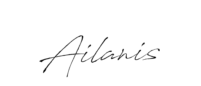 Antro_Vectra is a professional signature style that is perfect for those who want to add a touch of class to their signature. It is also a great choice for those who want to make their signature more unique. Get Ailanis name to fancy signature for free. Ailanis signature style 6 images and pictures png