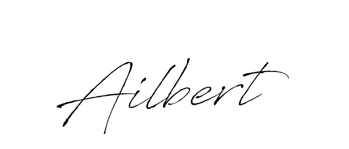 How to make Ailbert signature? Antro_Vectra is a professional autograph style. Create handwritten signature for Ailbert name. Ailbert signature style 6 images and pictures png